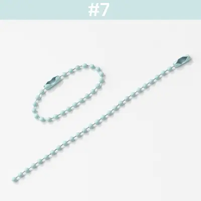 Bunte Perlenkette, Bonbonfarben, 2,4 mm, DIY-Schmuckzubehör - 13