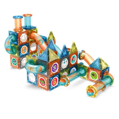 New Colorful Window Magnetic Building Blocks Gift Magnet Puzzle Children Decompression Assembly Puzzle Educational Toys Cross-Border