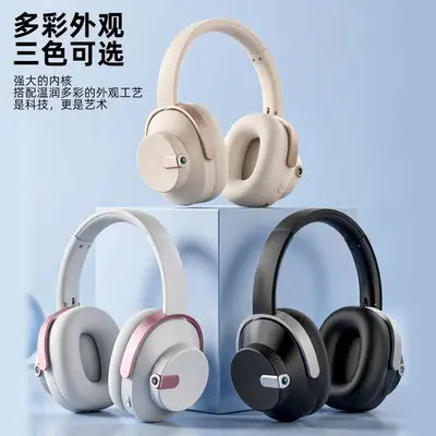 Over-Ear Bluetooth Headphones with Camera, Photo/Video Recording and AI Translation