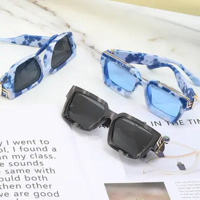 Millionär-Stil Herren-Sonnenbrille mit UV-Schutz - 3