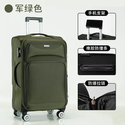 Extra Large Oxford Fabric Suitcase, 100 Inch, Combination Lock - 10