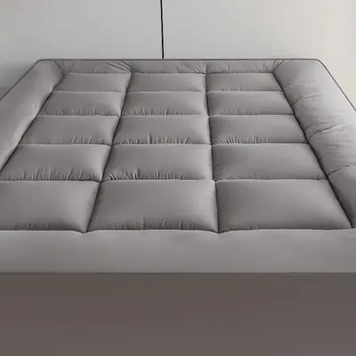Thickened Soft Solid Color Mattress Pad for Dormitory and Bedroom