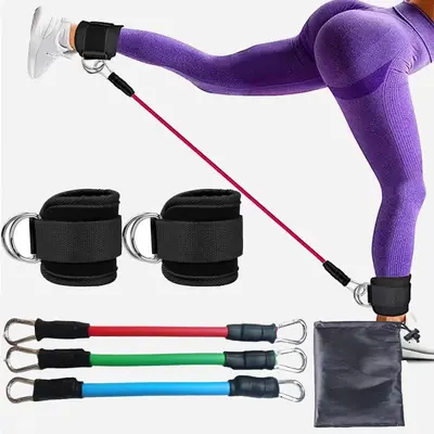 Ankle Resistance Band, Leg Lift and Glute Training Strap - 3