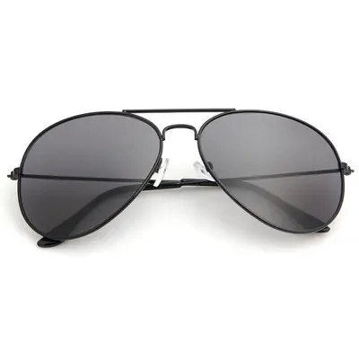 Luxus-Metall-Pilotensonnenbrille für Herren, farbig und trendig 3026 Frosch-Sonnenbrille, Straßenverkaufs-Großhandel