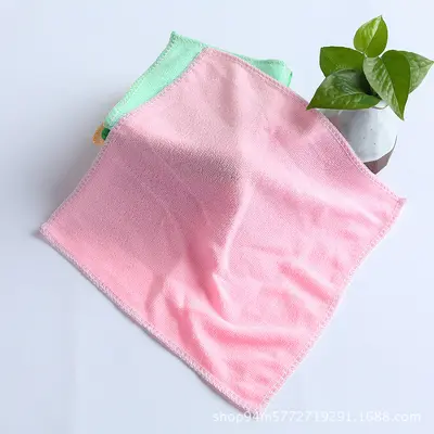 Faser-Geschenkhandtuch 25x25 cm, Werbegeschenk - 3