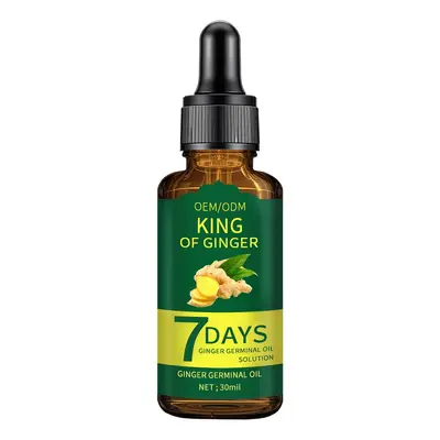 亚马逊爆款生姜Hair growth精华油7天生姜头皮精华液滋养发根 OEM
