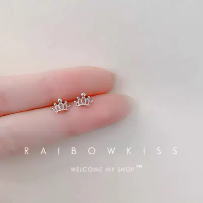 925 Sterling Silver Earrings for Women, Simple Compact Design