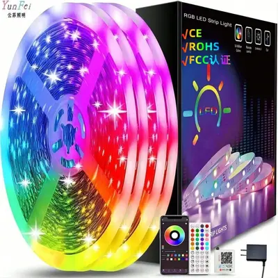 Новый комплект светодиодной ленты 24v3535RGB, фоновая подсветка, светодиодная лента на 44 клавиши, Bluetooth музыка RGB, самоклеящаяся линейная подсветка
