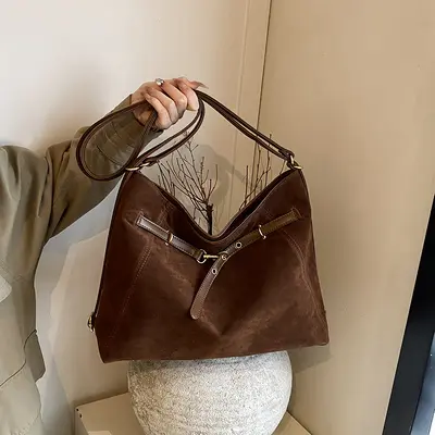 Vintage Matte Women's Handbag, Large Capacity, Casual Tote and Backpack - 3