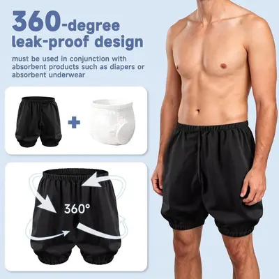 Adult Incontinence Pants, Single-Layer, Waterproof, Ultra-Thin
