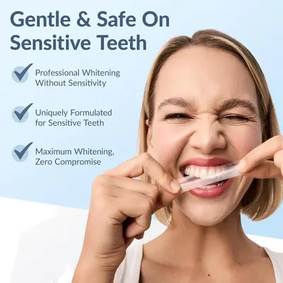 Diş Beyazlatma Şeritleri, Kuru Şerit Tipi, TeethWhiteningStrips - 3