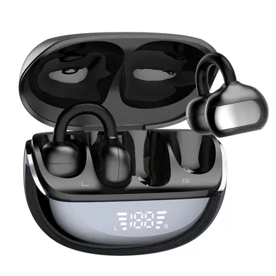 Yeni Model Bluetooth Kulak Klipsi Kablosuz Açık Kulak Tasarımı Gürültü Azaltıcı Koşu Spor Kulaklığı OWS Açık Stil - 7