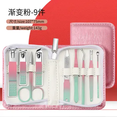 30-teiliges Edelstahl-Pediküre-Set - 13
