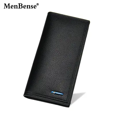 MenBense Men's Long Wallet, Magnetic Snap, Multi-Card Slots - 6