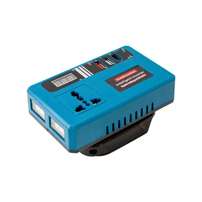 Lityum pil invertör, 18V-21V'dan 220V'a, USB çıkışlı, DC5V - 5