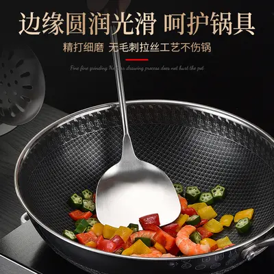 Ahşap saplı 304 paslanmaz çelik spatula, yüksek sıcaklığa dayanıklı süzgeç, spatula, mutfak gereç seti, çorba kaşığı, mutfak eşyaları