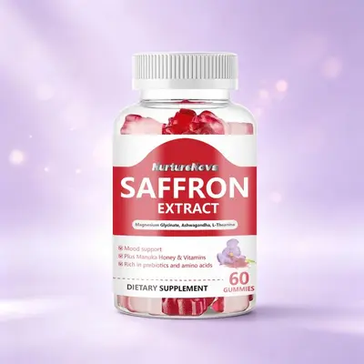 Saffron Extract Gummies, 60 Count