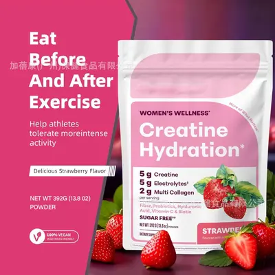 En çok satan Amazon bağımsız site favorisi 392g kadın kreatin hidrasyon elektrolit tozu Creatine Hydration