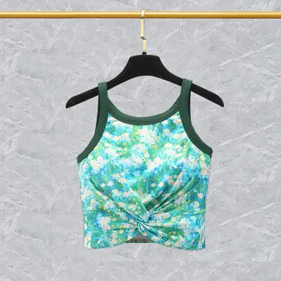 Kadın Kaldırıcı Yoga Pantolonu, Baskılı İki Parça Pilates Fitness Takımı - 11