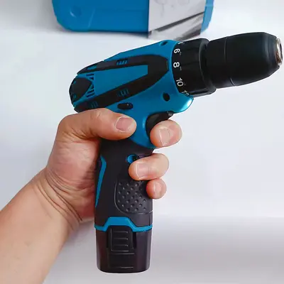 Foreign trade model 12V rechargeable drill lithium battery multifunctional electric drill set accessories multifunctional screwdriver electric screwdriver