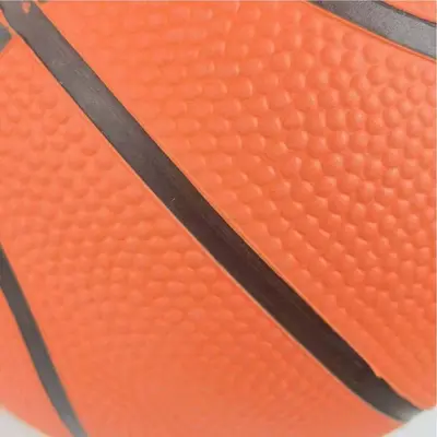 Manufacturer Wholesale Children's Basketball No. 3457 Rubber Basketball for Kindergarten, Primary and Middle School Students, Training, Wear-Resistant, Black Line Blue Ball