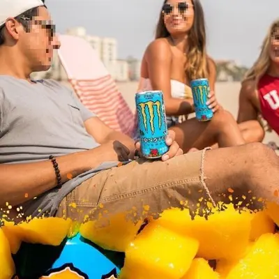 Monster Energy Drink Original Mango Citrus Kiwi, 24 Cans - 5