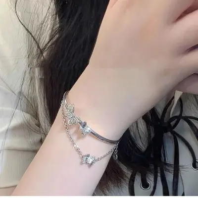限时限量8.8六个手镯平安竹莲手镯女ins学生可调节送闺蜜礼物小众 - 8