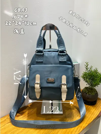 Damen-Mini-Rucksack 3-in-1 mit Umhängetasche - 3
