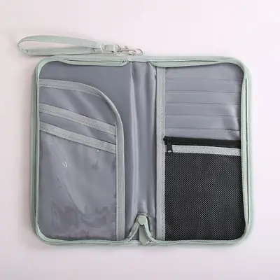 Passport wallet RFID blocking