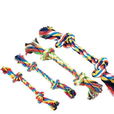 Teething Cotton Rope Dog Toy - 6