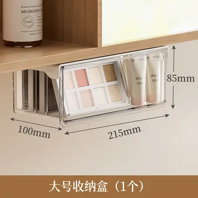 Schublade unter Spiegelschrank, transparenter Kosmetik-Organizer - 9
