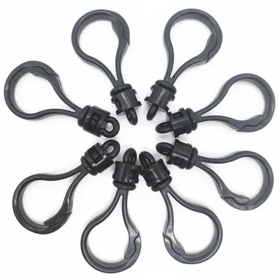 Rotating Bulb Buckle Doll Hook, Plastic Question Mark Hook