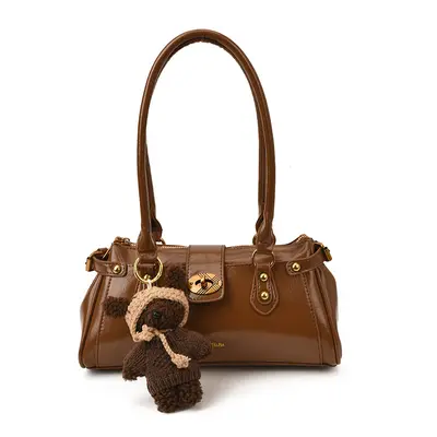 Women's Small Underarm Bag, Retro Design, Single Shoulder Strap - 6