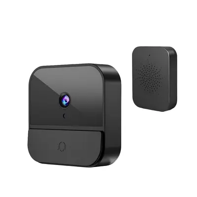 Smarte WLAN-Videotürklingel im Graffiti-Design, Gegensprechfunktion, Cloud-Speicher