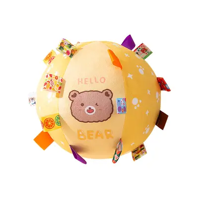 Large Plush Squeaky Ball for Medium and Large Dogs