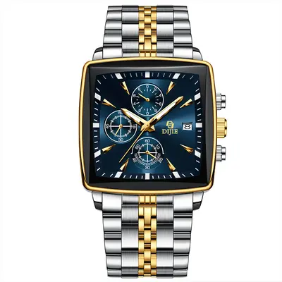 Men's quartz watch, multifunctional, chronometer, business style