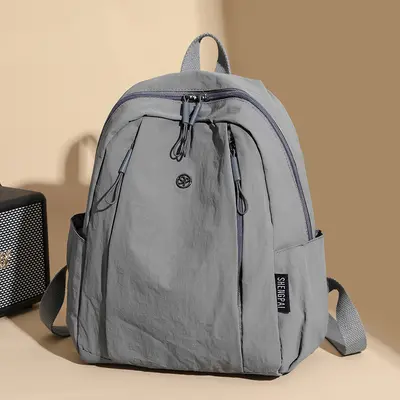 Unisex Waterproof Oxford Nylon Multi-Pocket Backpack - 8