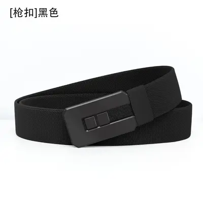 Elastik Bel Naylon Taktik Kemeri Askeri Eğitim Erkek Alaşım İtme-Çekme Toka Esnek Outdoor Spor Trend Deri Kemer - 7