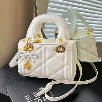 Schlichte Damen-Umhängetasche, Diana-Tasche - 8