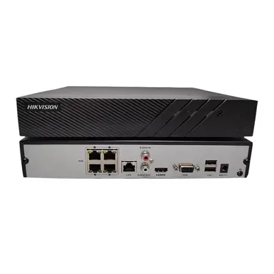 Hikvision 4-Kanal 8MP 4K Überwachungsset, Starlight Nachtsicht, POE - 6