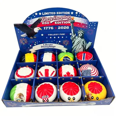 Silicone Squishy Steamed Bun Stress Toy, Soft Simulation Mini Steamer Basket Model - 12