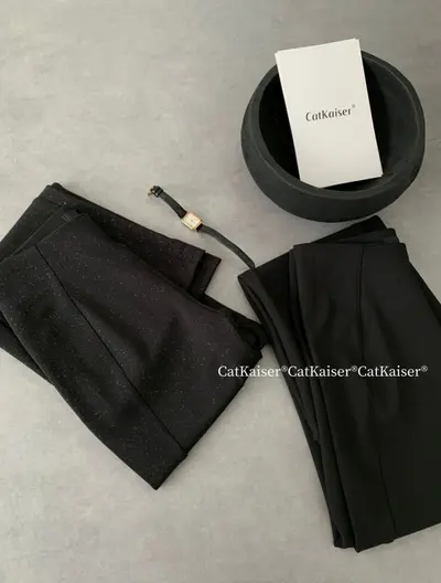 CatKaiser® Damen Po-Lift Schlaghose, High Waist, elastisch - 3