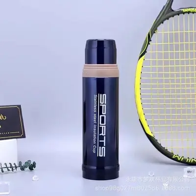 Edelstahl-Thermosflasche mit Geschosskopf-Design, großes Fassungsvermögen, tragbar für Out - 9
