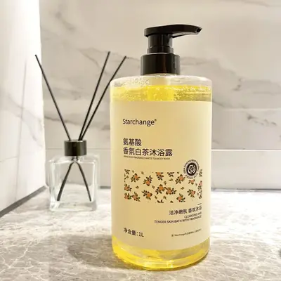 Amino Asit Beyaz Çay Aromalı Şampuan 1L, Yağ Kontrolü ve Hacim - 8