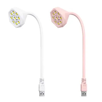 Taşınabilir USB plug-in lotus tırnak sanat fototerapi makinesi kompakt akıllı sensör oje kurutucu pişirme lambası