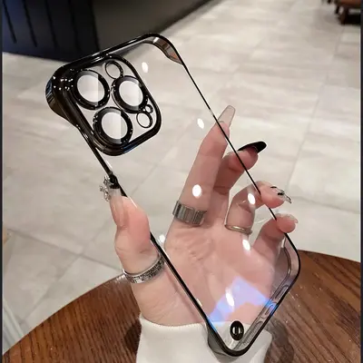 Apple 16 Pro Max, 15 Ultra, 14 için ultra ince şeffaf toz geçirmez kılıf - 8