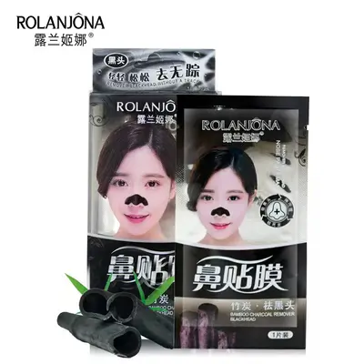 Bamboo Charcoal Blackhead Removal Nose Strips, Pore Cleansing