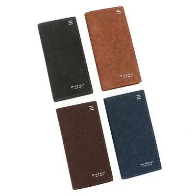 Long Matte Men's Wallet, Large Capacity - 2