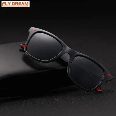 Herren-Klassische Sportsonnenbrille, Nieten-Design, zum Angeln und Outdoor - 5