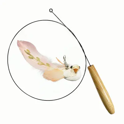 Xingzhi Cat Teaser Replacement Head, Long Steel Wire, Suction Cup - 6